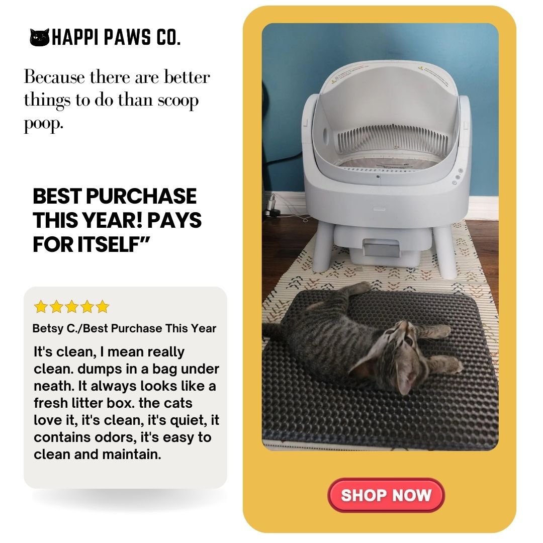 Happi Scooper Self-Cleaning Litter Box