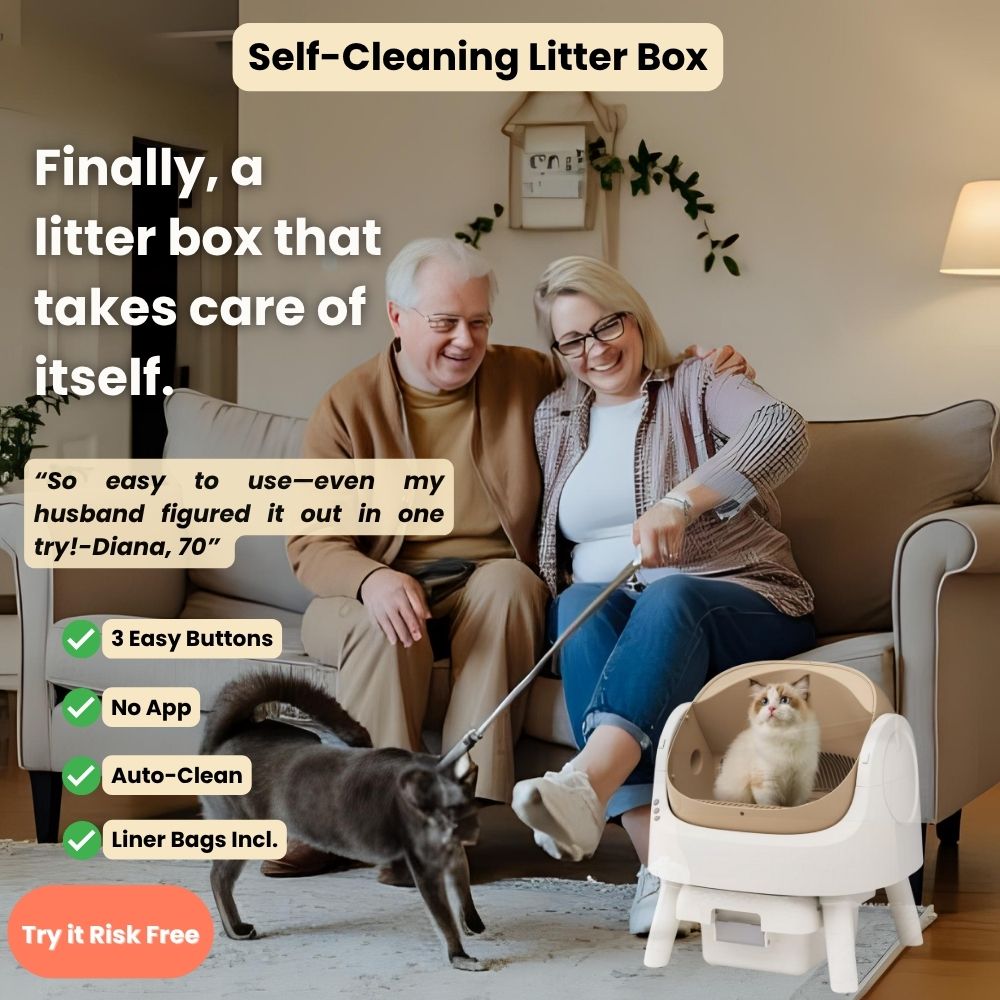 Happi Scooper Self-Cleaning Litter Box