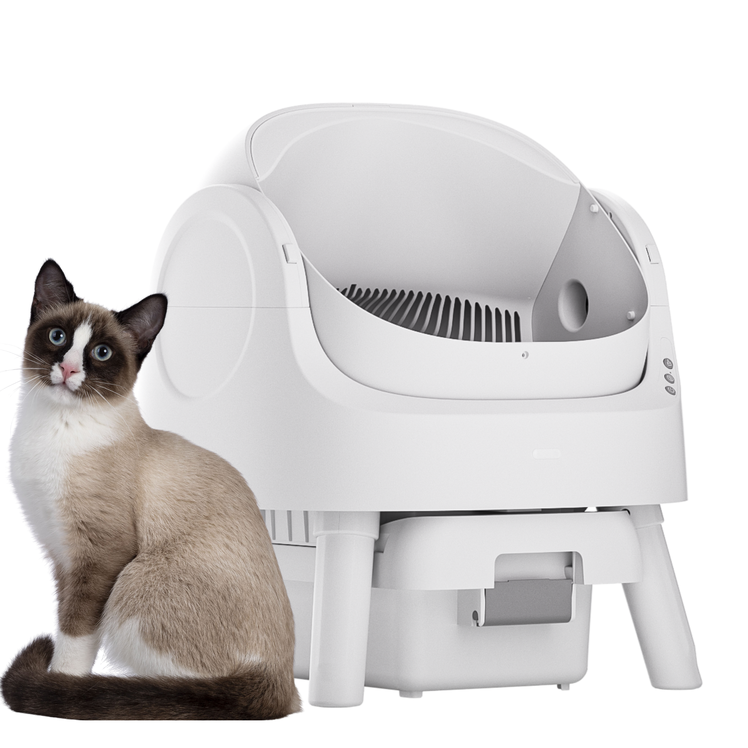 Happi Scooper Self-Cleaning Litter Box