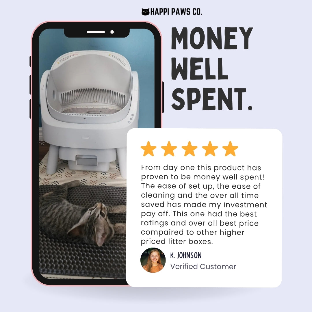 Happi Scooper Self-Cleaning Litter Box