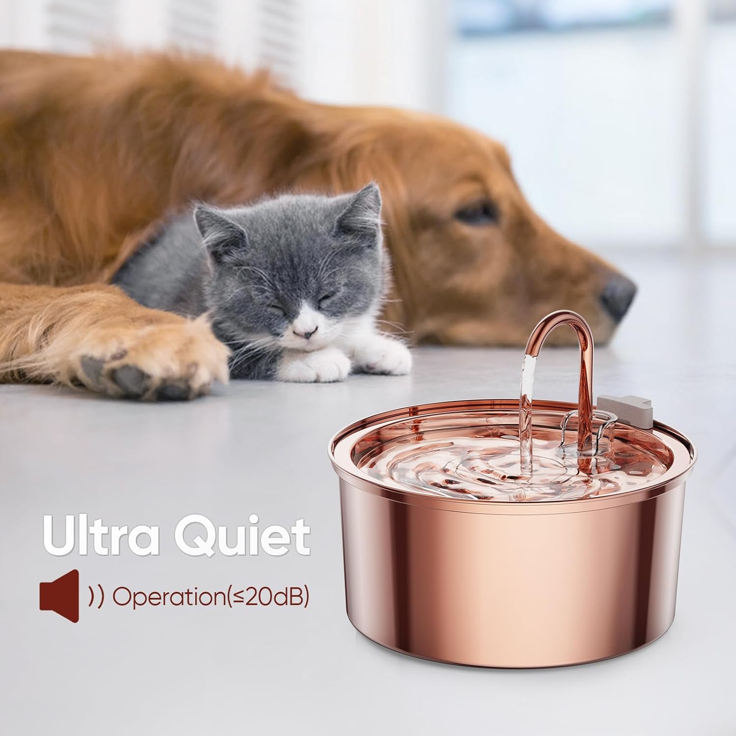 Copper Pet Water Fountain