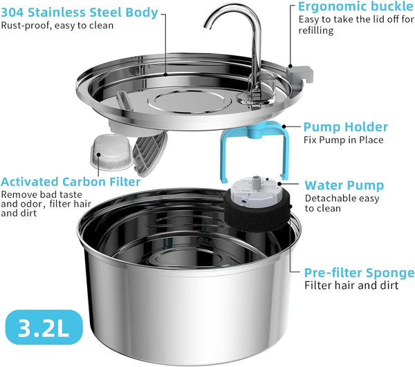 Quiet Pet Water Fountain