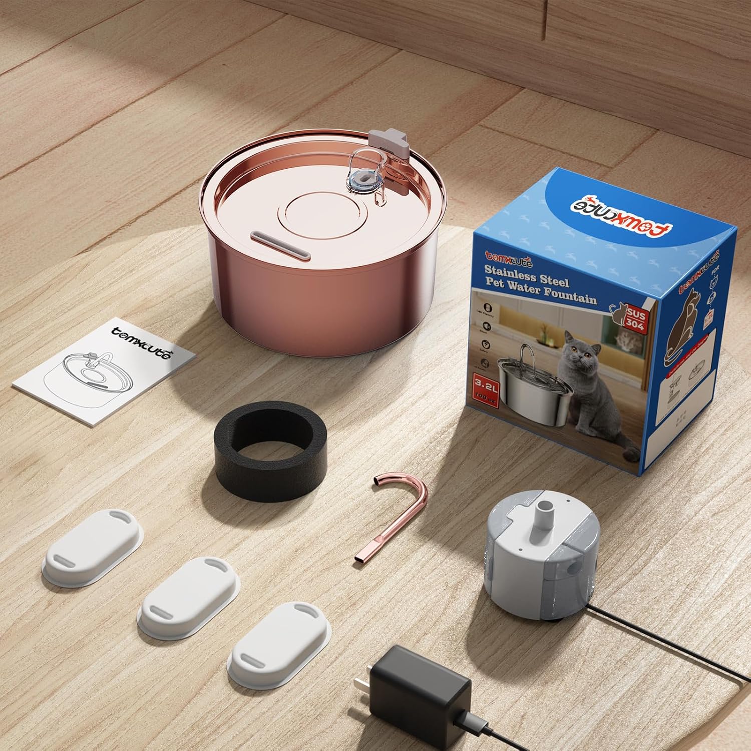 Copper Pet Water Fountain