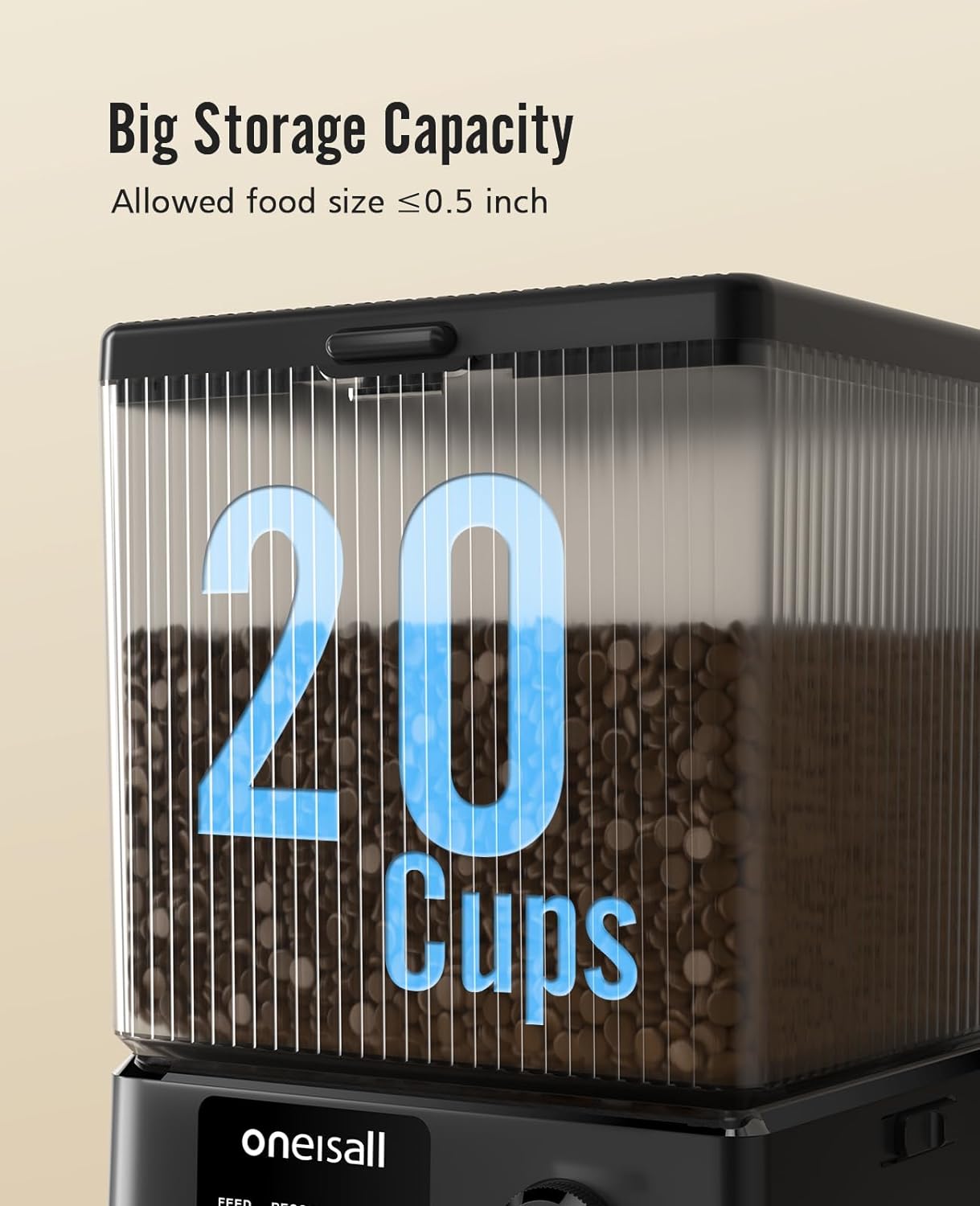 Smart Double Pet Feeder with WiFi Control