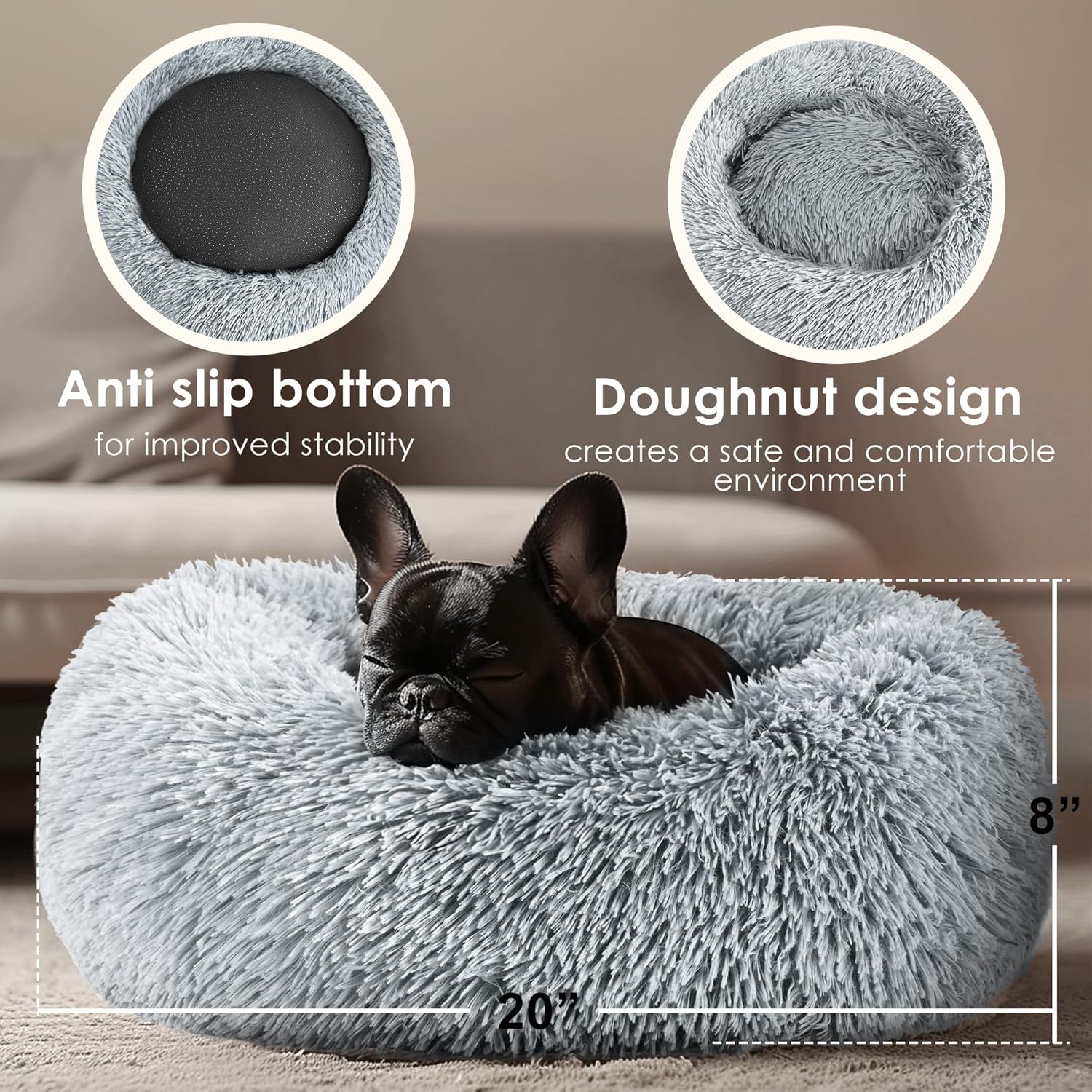 Cozy Calming Pet Bed