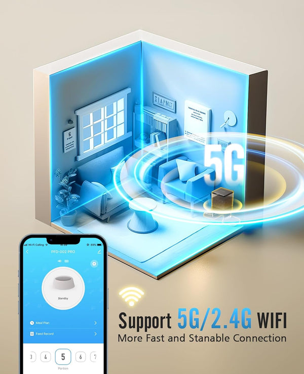 Smart Pet Feeder with WiFi Control