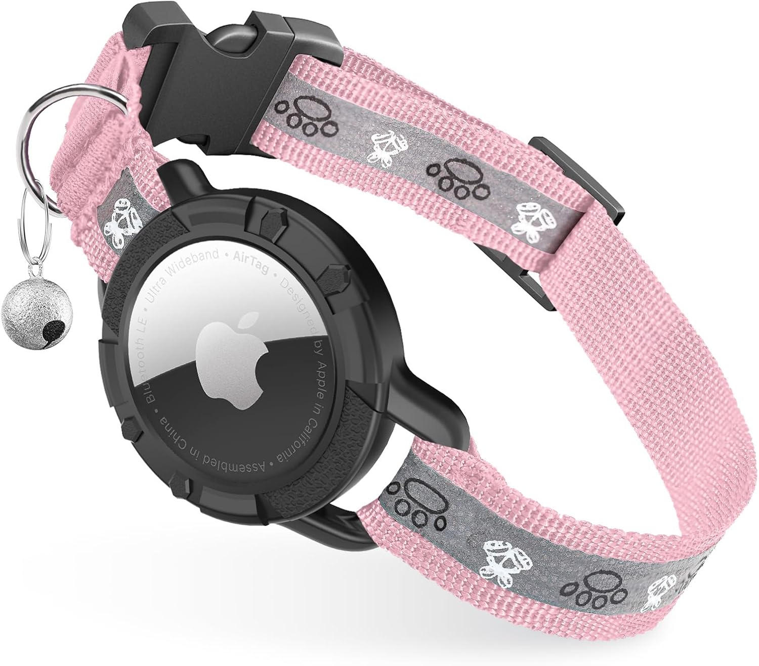 Reflective Cat Air Tag Holder Collar